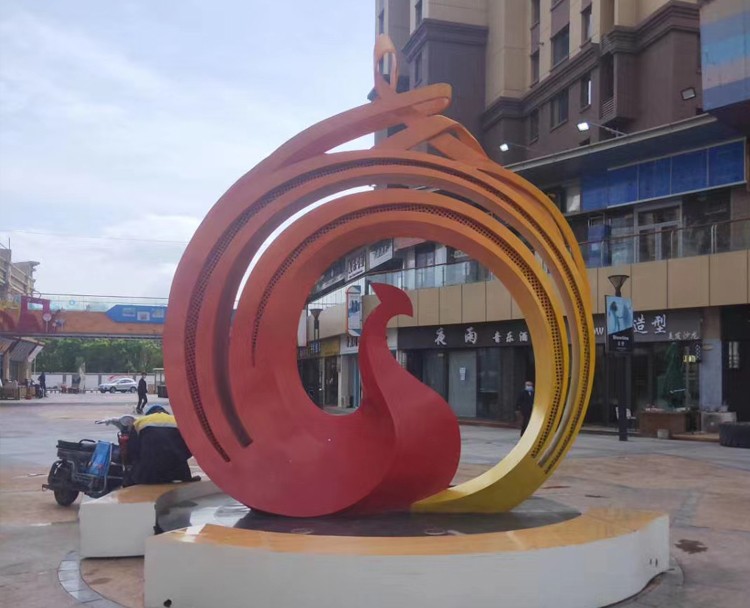 城市廣場不銹鋼雕塑