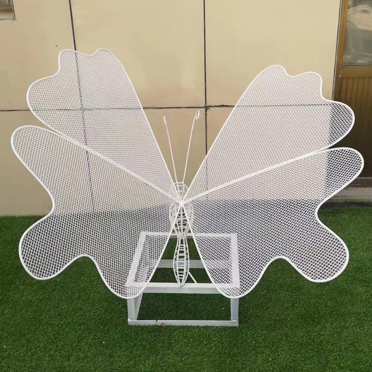 鏤空不銹鋼蝴蝶雕塑