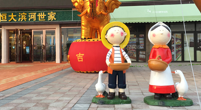 如何才能制作出高品質卡通玻璃鋼雕塑？(圖1)