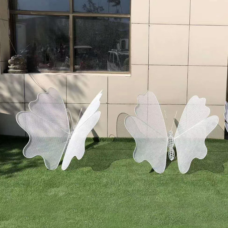 鏤空不銹鋼蝴蝶雕塑(圖2)